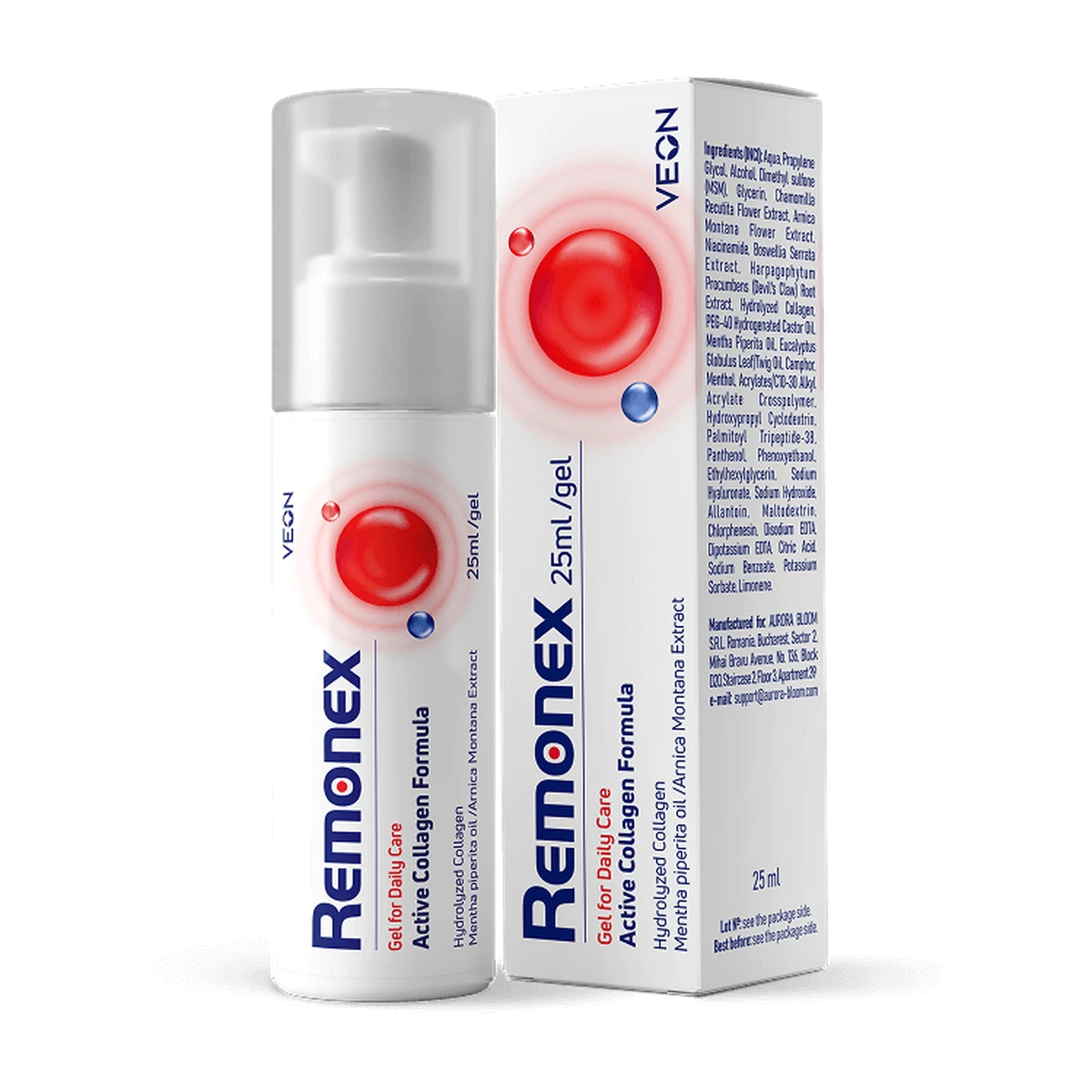 Remonex : Gel Articular con Colágeno Hidrolizado y Árnica